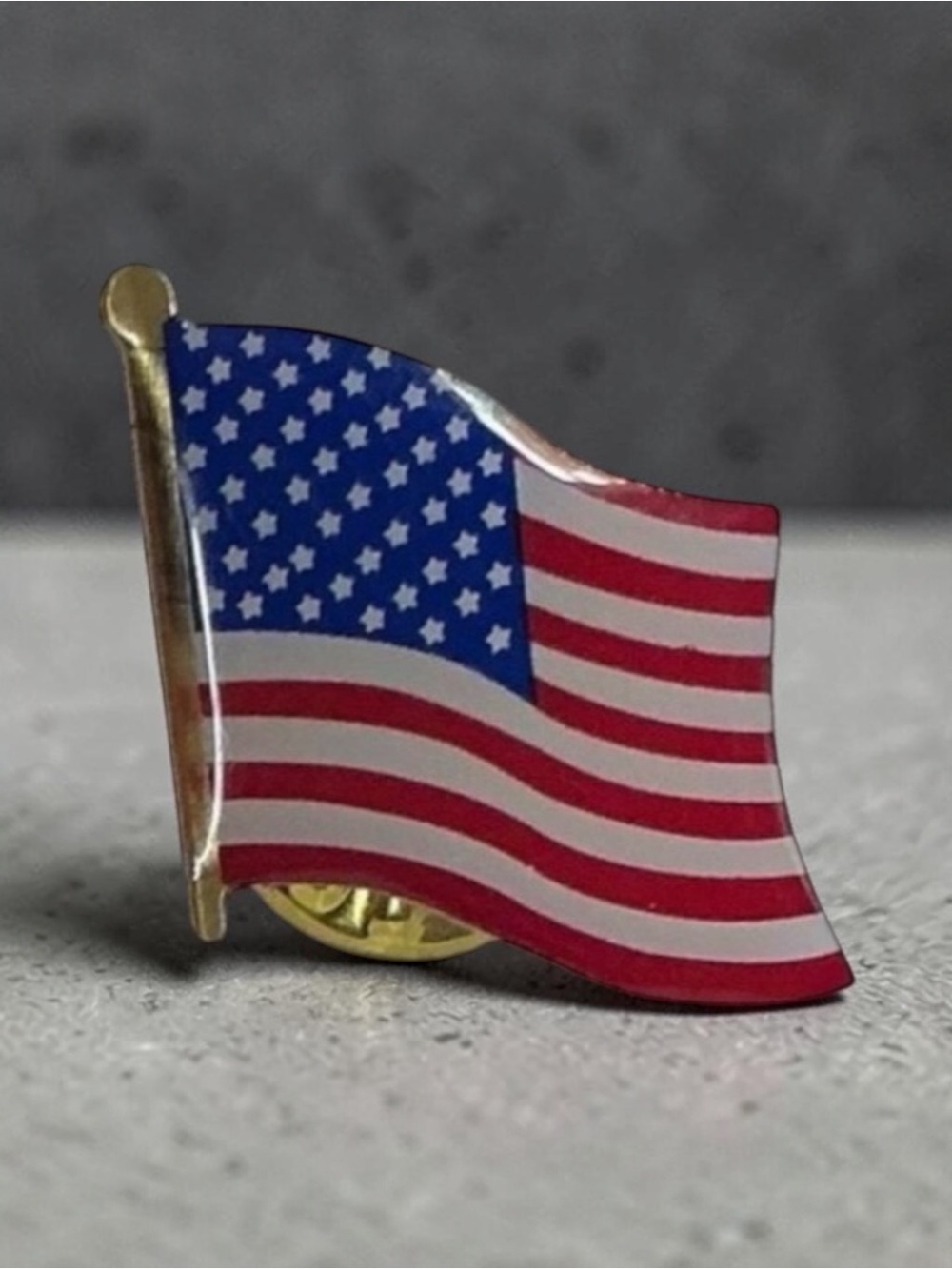 American Flag Lapel Pin Brooch